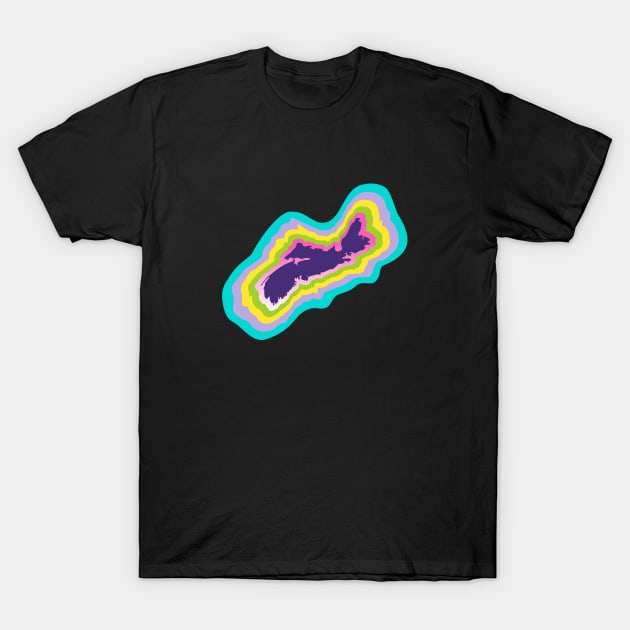 80s Neon Nova Scotia T-Shirt by Nova Scotia Home 